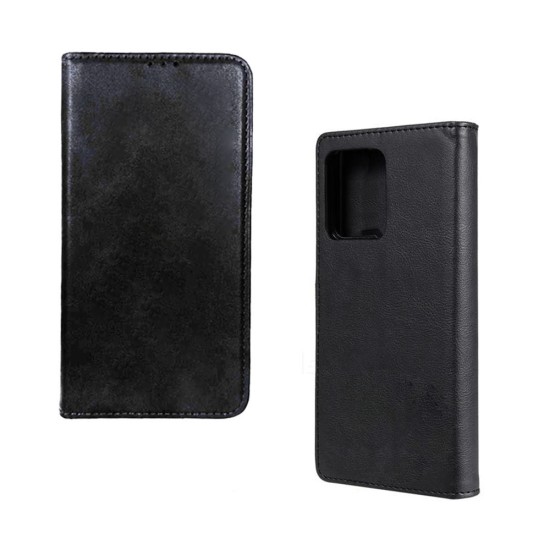 Leather Flip Cover with Internal Pocket For Xiaomi Redmi Note 12 Pro/Note 12 Pro Plus Black